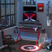 HOMCOM Gaming Desk Red 600 x 965 mm