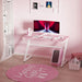 HOMCOM Gaming Desk Pink 600 x 730 mm