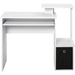 HOMCOM Computer Desk White 400 x 866 mm