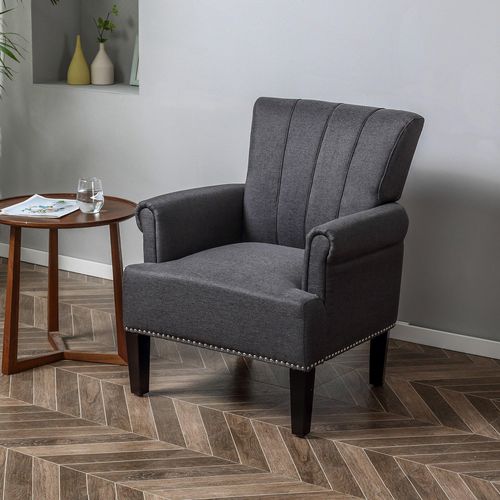 HOMCOM Armchair Grey 770 x 880 mm