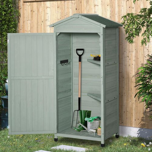 OutSunny Garden Shed Green