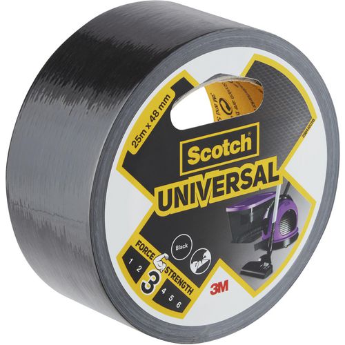 Scotch Duct Tape Universal Black 48 mm x 25 m