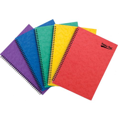 Pukka Notepad Ruled Assorted Perforated 120 Pages Pack of 10