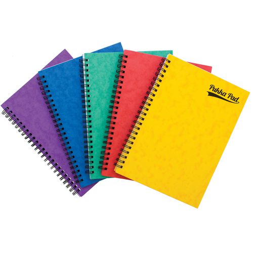 Pukka Notepad A5 Ruled Assorted Pack of 10