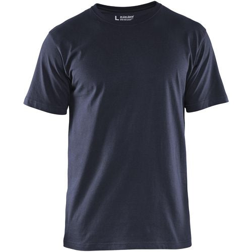 BLÅKLÄDER T-shirt 35251042 Cotton Dark Navy Blue Size L