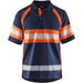 BLÅKLÄDER Polo Shirt 33381051 PL (Polyester) Navy Blue, Orange Size XXXL