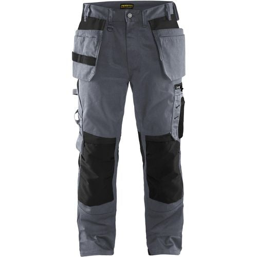 BLÅKLÄDER Trousers 15551860 Cotton, PL (Polyester) Grey, Black Size 34L