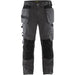 BLÅKLÄDER Trousers 15551860 Cotton, PL (Polyester) Black, Dark Grey Size 37S