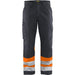 BLÅKLÄDER Trousers 15641811 Cotton, PL (Polyester) Mid Grey, Orange Size 30R