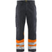 BLÅKLÄDER Trousers 15641811 Cotton, PL (Polyester) Mid Grey, Orange Size 33R