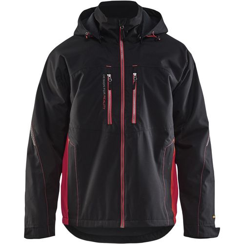 BLÅKLÄDER Jacket 48901977 PL (Polyester) Black, Red Size XS