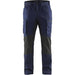 BLÅKLÄDER Trousers 14591845 Cotton, PL (Polyester) Navy Blue, Black Size 30R