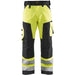 BLÅKLÄDER Trousers 15661811 Cotton, PL (Polyester) Yellow, Black Size 32R