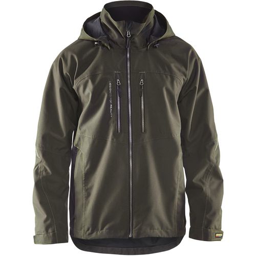 BLÅKLÄDER Jacket 48901977 PL (Polyester) Dark Olive Green, Black Size 4XL