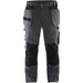 BLÅKLÄDER Trousers 15551860 Cotton, PL (Polyester) Mid Grey, Black Size 32L