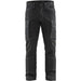 BLÅKLÄDER Trousers 14591142 Cottone, PA (Polyamide) Black Size 34R