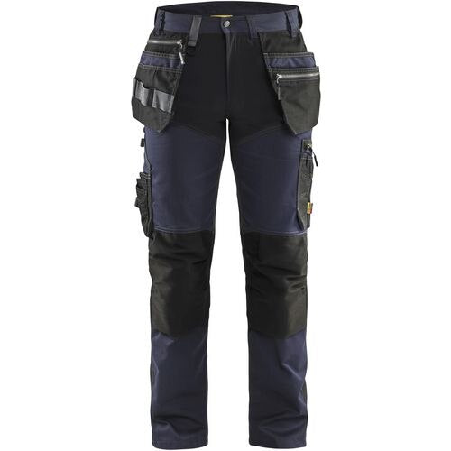 BLÅKLÄDER Trousers 15991860 Cotton, PL (Polyester) Dark Navy, Black Size 32L