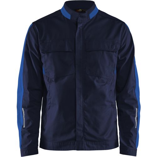 BLÅKLÄDER Jacket 44441832 Cotton, Elastolefin, PL (Polyester) Navy Blue, Cornflower Blue Size 4XL