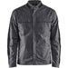 BLÅKLÄDER Jacket 44441832 Cotton, Elastolefin, PL (Polyester) Mid Grey, Black Size 4XL