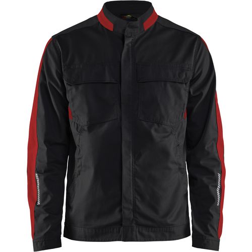 BLÅKLÄDER Jacket 44441832 Cotton, Elastolefin, PL (Polyester) Black, Red Size L