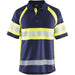 BLÅKLÄDER Polo Shirt 33381051 PL (Polyester) Navy Blue, Yellow Size M