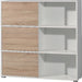 Germania Cupboard H120 Oak White, Brown 1,200 x 350 x 1,190 mm