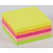 Office Depot Sticky Note Cube 76 x 76 mm Assorted Neon 400 Sheets