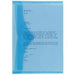 Office Depot Document Wallet A4 Press Stud PP (Polypropylene) Landscape 23.5 (W) x 33.5 (H) cm Blue, Transparent Pack of 5