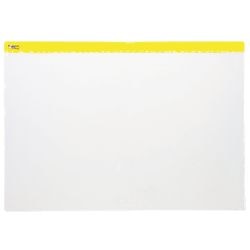 Office Depot Zip Lock Bags Zip Bag A3 Zip PP (Polypropylene) Landscape 42 (W) x 45 (D) x 29.7 (H) cm Yellow Pack of 5