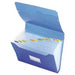 Office Depot Expanding File 13 Compartments A4 Blue Plastic