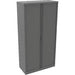 Bisley Tambour Cupboard Lockable with 4 Shelves Steel Essentials 1000 x 470 x 1970mm Black