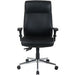 Realspace Synchro Tilt Executive Office Chair with Adjustable Armrest and Seat Artemis Bonded Leather Black