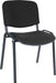 Conference Fabric Stackable Chair Black - 1500BLK