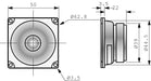 Visaton FRWS 5 - 4 Ohm - 5 cm (2&quot;) fullrange speaker