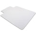 Office Depot With Lip Chair Mat Hard Floor Polycarbonate 1.5 mm 120 x 90cm Transparent