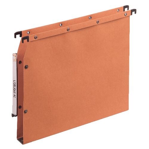 ELBA Lateral Suspension File AZV Ultimate A4 Base 30 mm 240 gsm Orange Pack of Pack of 25