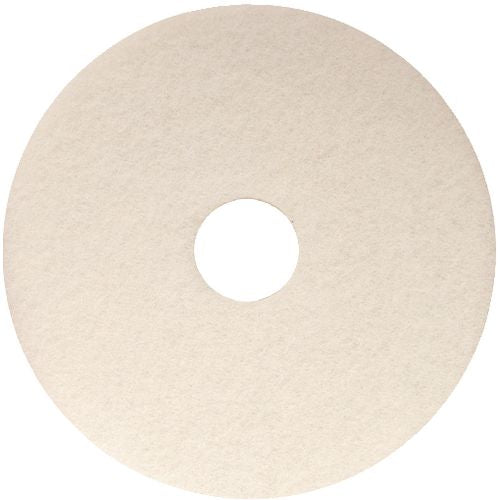 Floor Maintenance Pads (Polishing) 13" White pack of 5