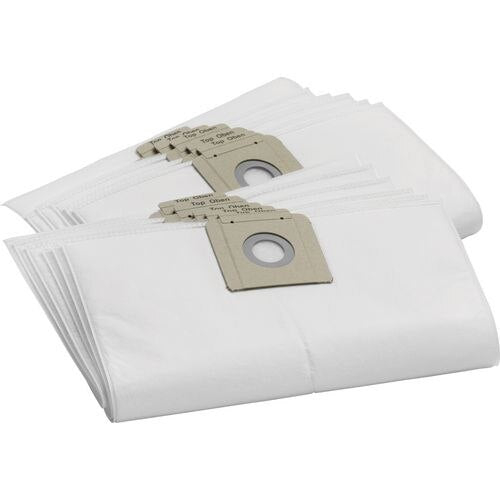 Filter Bags for Karcher T10 and T12 - Pack of 10