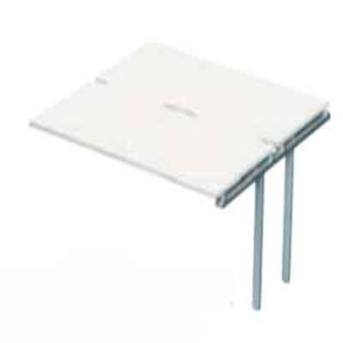 Dams International Back to Back Add On Desk White 725 x 1600 x 1600 mm