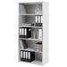 Universal Bookcase with 4 Shelves Wood 800 x 470 x 1790mm White