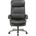 Realspace Basic Tilt Executive Chair with Fixed Armrest and Seat Zeus Bonded Leather Black