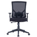 Realspace Ergonomic Executive Chair with Adjustable Armrest and Seat Basic Tilt Mesh Vienna Black 110 kg