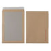 Viking C4 Peel and Seal Board Back Envelopes Brown 324 (W) x 229 (H) mm Plain 115 gsm Pack of 125