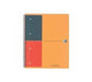 Oxford International A4+ Wirebound Orange Poly Cover Active Notebook Ruled 160 Pages