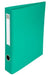 Exacompta Ring Binder Cardboard PVC/PU covered A4 4 ring Green Pack of 15