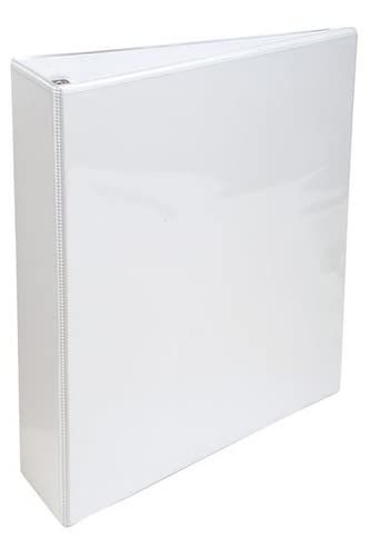 Exacompta Presentation Ring Binder Kreacover Personal 51824E Polypropylene A4+ 2 ring 50 mm White Pack of 10