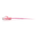 C2G 7ft (2.1m) Cat6a Snagless Unshielded (UTP) Slim Ethernet Network Patch Cable - Pink - Patch cable - RJ-45 (M) to RJ-45 (M) - 2.1 m - 4.8 mm - UTP - CAT 6a - molded, snagless - pink