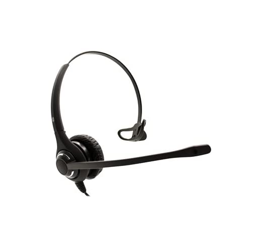 JPL 611PM Wired Mono Headset Over the Head With Noise Cancellation QD Male With Microphone Grey