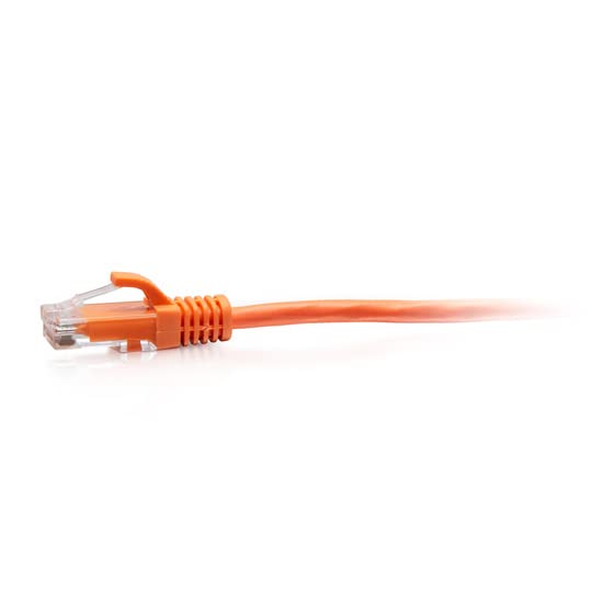 C2G 3ft (0.9m) Cat6a Snagless Unshielded (UTP) Slim Ethernet Network Patch Cable - Orange - Patch cable - RJ-45 (M) to RJ-45 (M) - 90 cm - 4.8 mm - UTP - CAT 6a - molded, snagless - orange