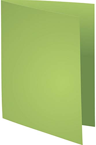 Exacompta Flash Square Cut Folder A4 Green Manila 80 gsm Pack of 1000